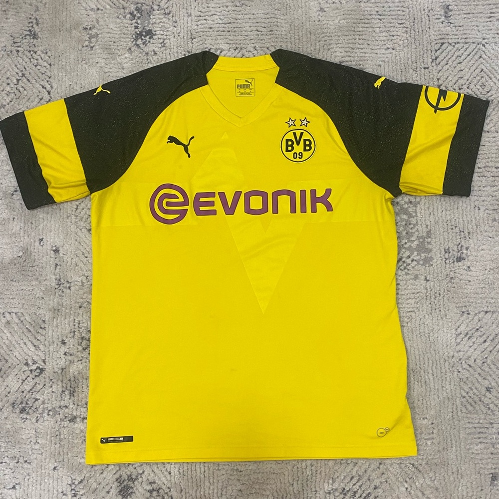 Borussia Dortmund 2018-2019 PUMA Men’s Home Jersey Shirt Size XL Soccer Football